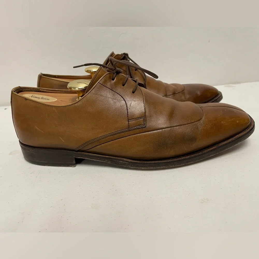 MAGNANNI Made in Spain Vintage Split Toe Dress Shoe in Brown Size‎ 8
